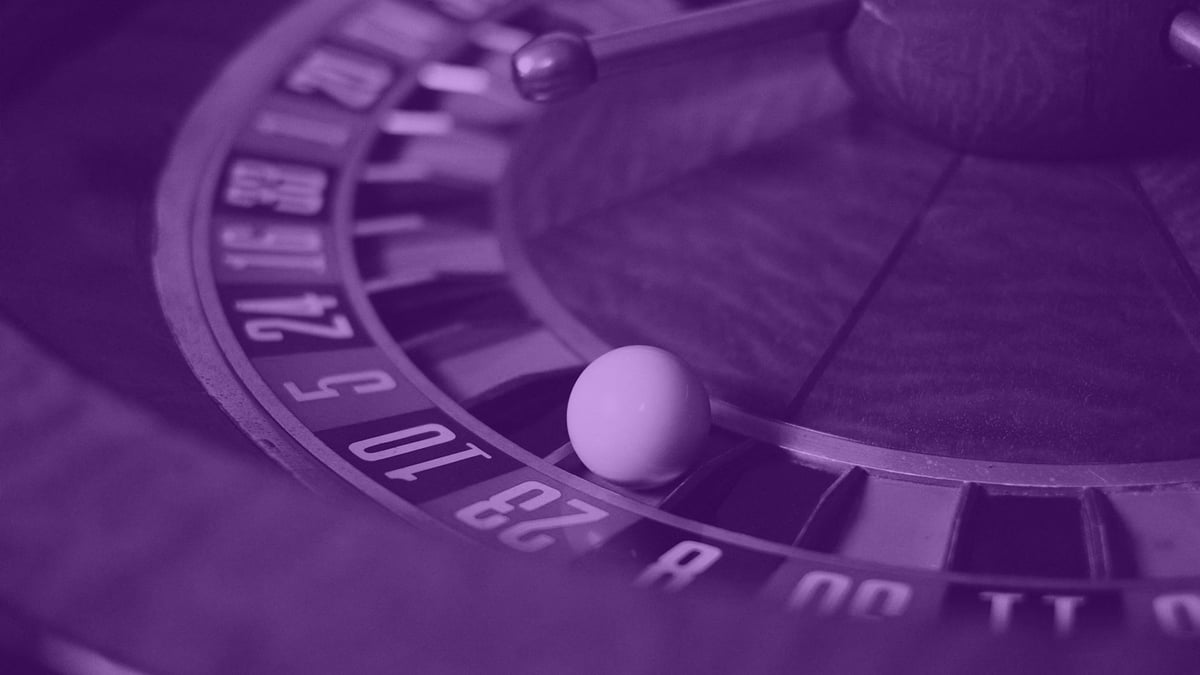 Den vita kulan har stannat på fack 23 i X3000 live casino.