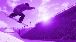 En snowboardtävling i vinter-OS